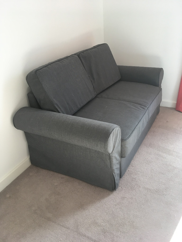 Ikea Backabro Sofa Bed in Nordvalla Grey. Less than 1year old