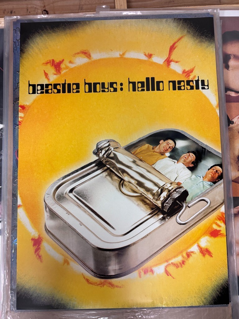 Beastie Boys Hello Nasty album cover vintage Poster 1998 NOS