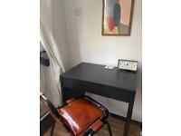 IKEA black/ brown desk ‘Micke’ £30 ONO
