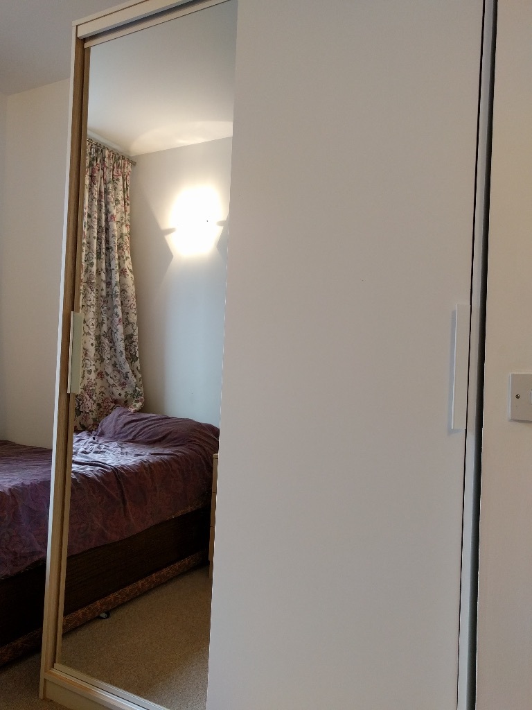 Mirror Wardrobe Ikea IKEA PAX WARDROBE BLACK MIRROR DOORS WITH 5