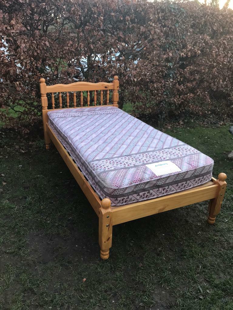 Pine single bed in Telford, Shropshire Gumtree