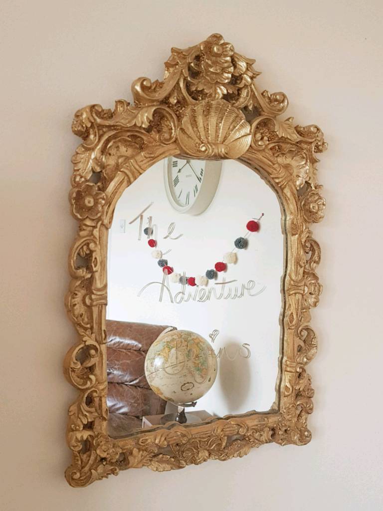 Stunning ornate gold leaf French chic vintage mirror in Bearsden, Glasgow Gumtree