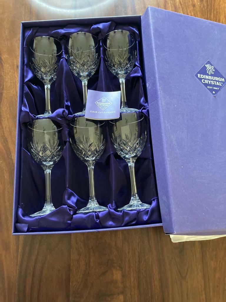 Edinburgh Crystal Wine glasses in Kintore, Aberdeenshire Gumtree