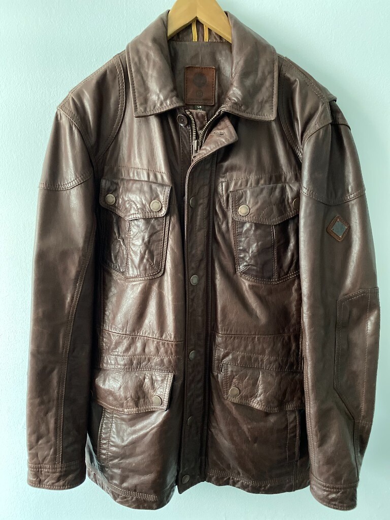 TIMBERLAND leather coat in Brighton, East Sussex Gumtree