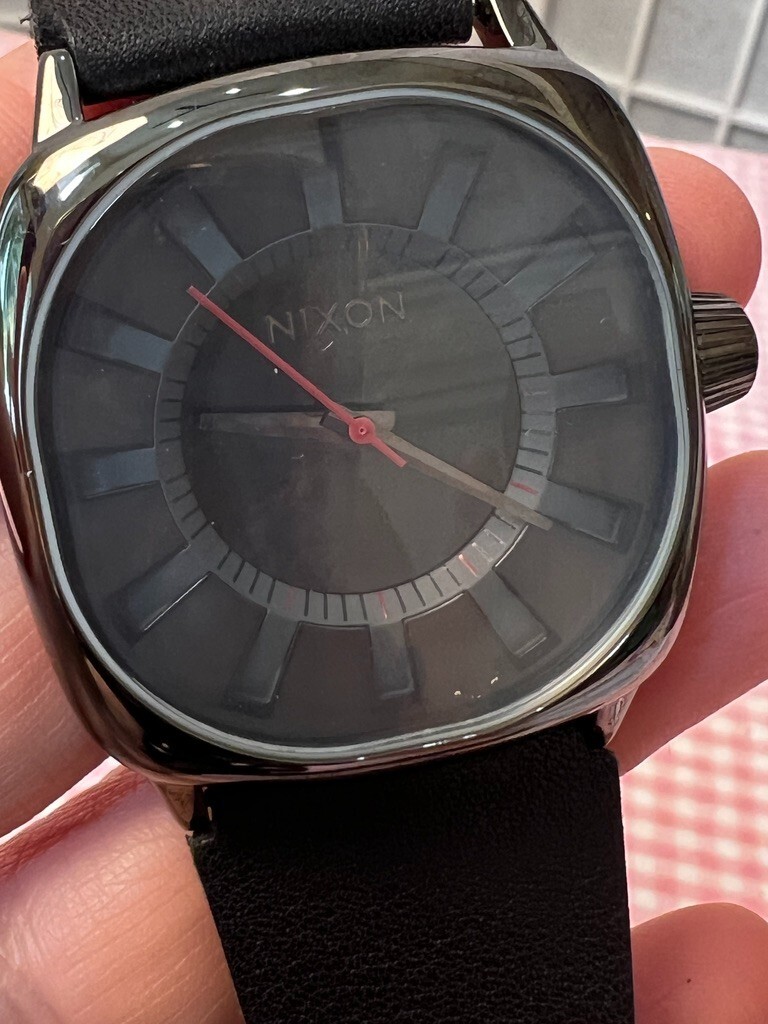 NIXON 時計 Nixon Watch Square Face Black Rocket Queen Stainless
