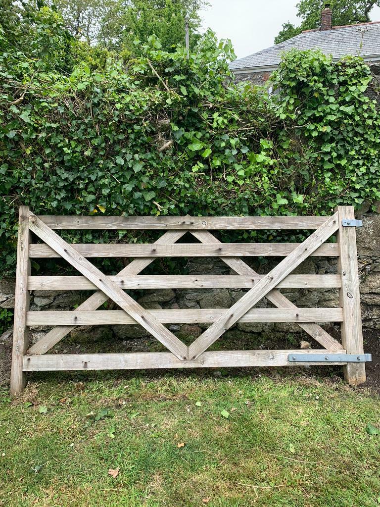 Wooden gate in St Austell, Cornwall Gumtree