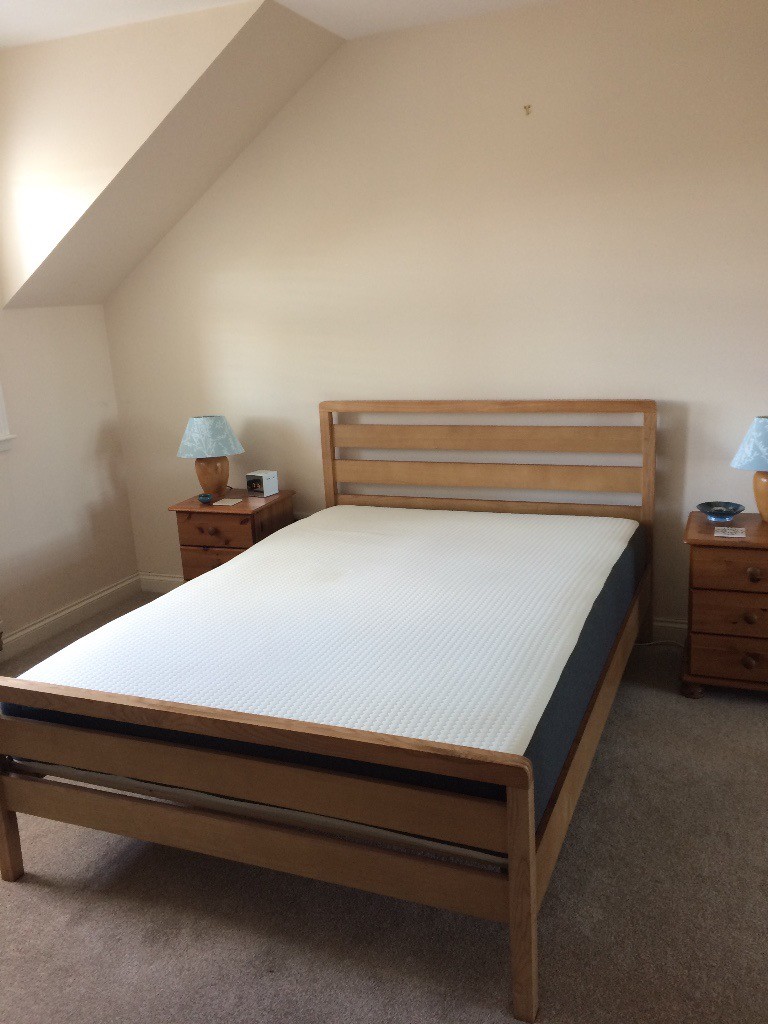 Dreams wooden double bed frame. Only 9 months old in Anstruther, Fife