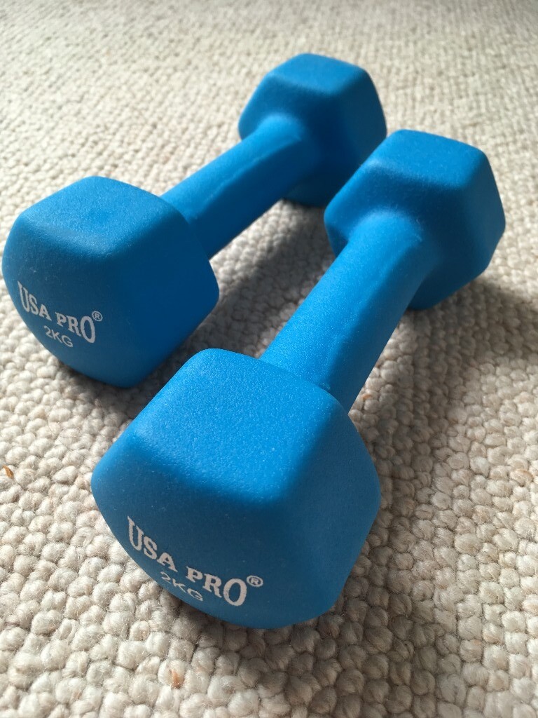 USA Pro Hand Weights set 2kg (each weight) in Hampstead, London Gumtree