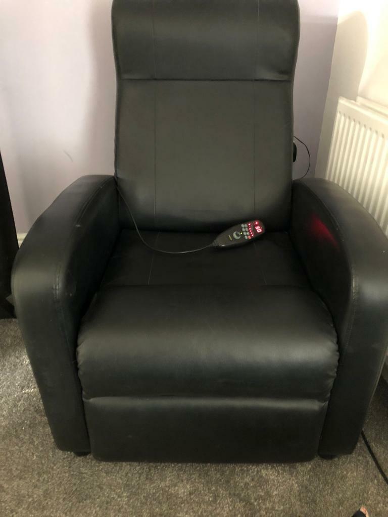 Leather reclining massage chair in Hartlepool, County Durham Gumtree