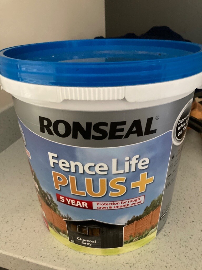 Ronseal Fence Paint Grey 9 litres in Swindon, Wiltshire Gumtree