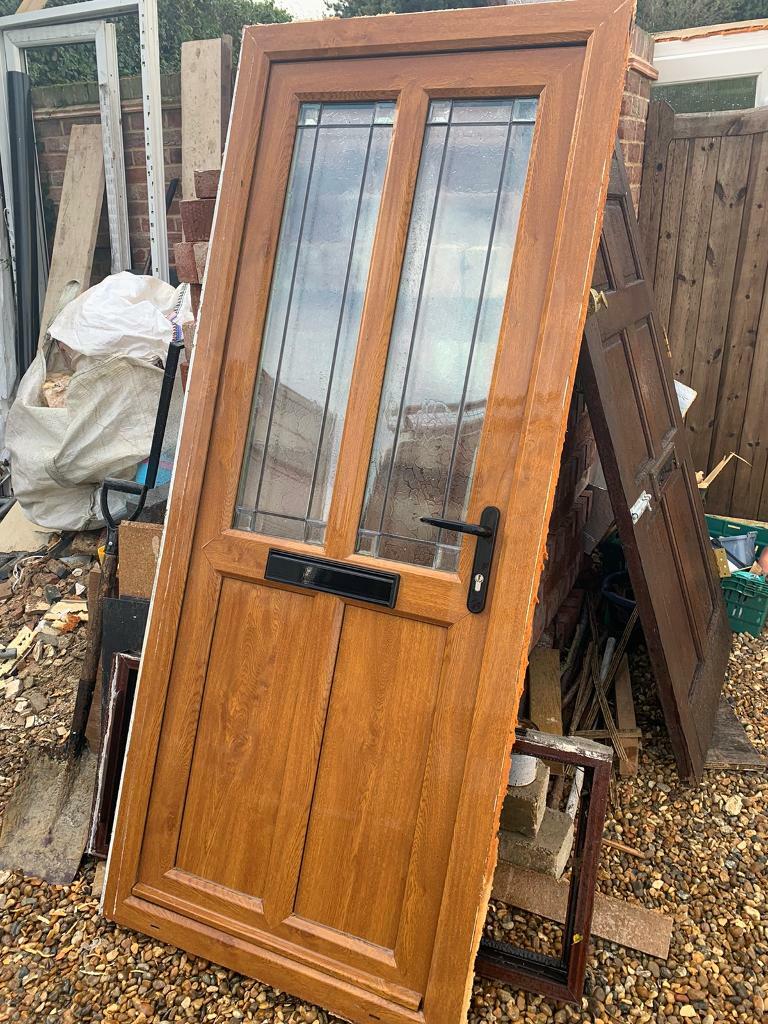 Oak grain used upvc door in Beccles, Suffolk Gumtree