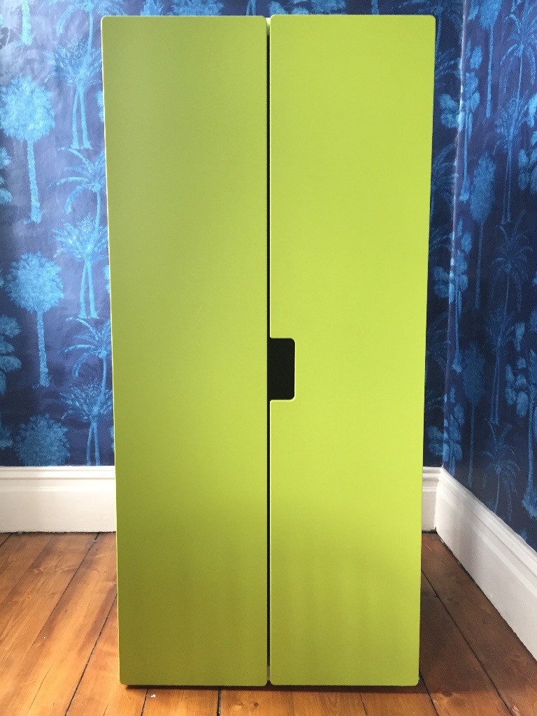 Ikea Stuva Drawers And Wardrobe Combination Green White In