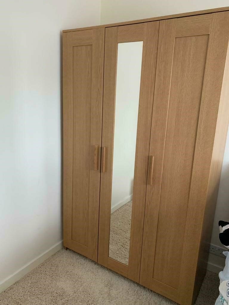 3 Door Wardrobe Ikea Brimes In Paignton Devon Gumtree