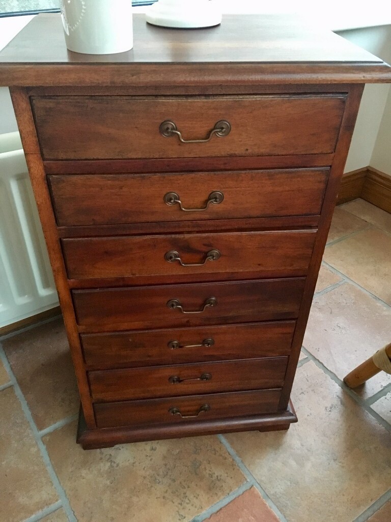 Small chest of drawers chestnut solid wood in Maghera, County