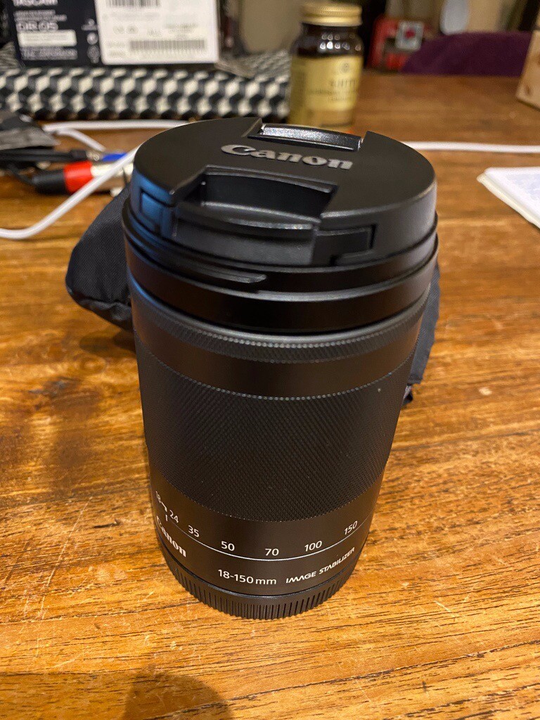 Canon EFM 18150mm f3.56.3 IS STM Lens Black in Hackney, London