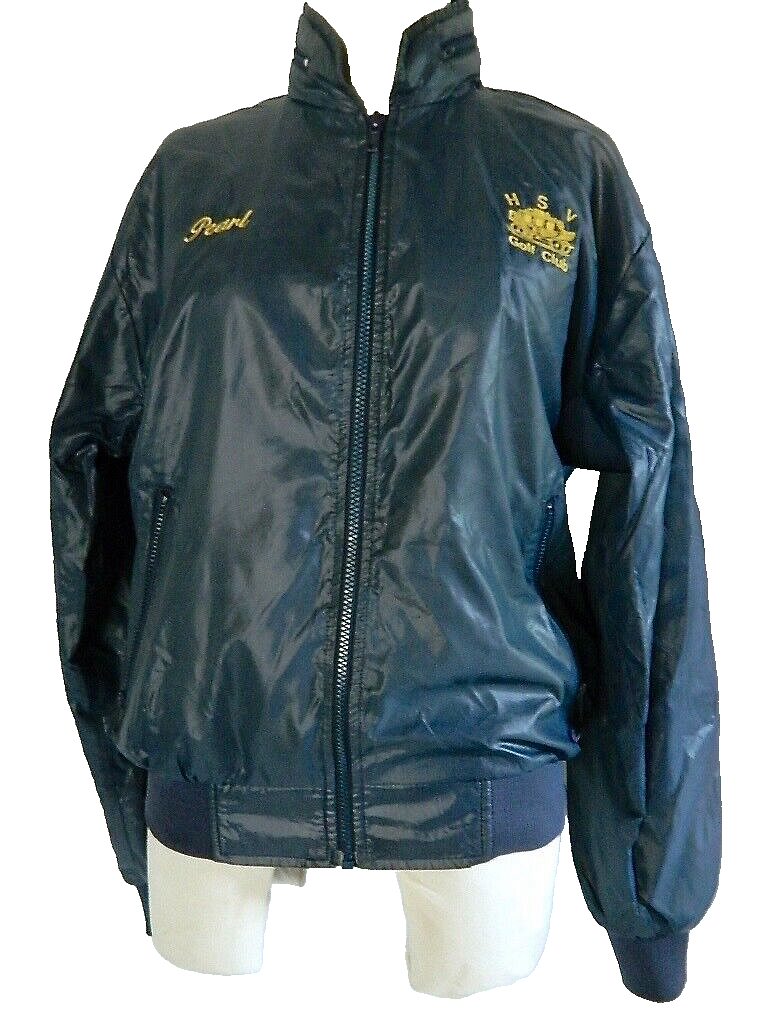 Vintage HSV Golf Club Womens Nylon Bomber Jacket Windbreaker Vintage HSV Golf Club Womens Nylon Bomber Jacket Windbreaker