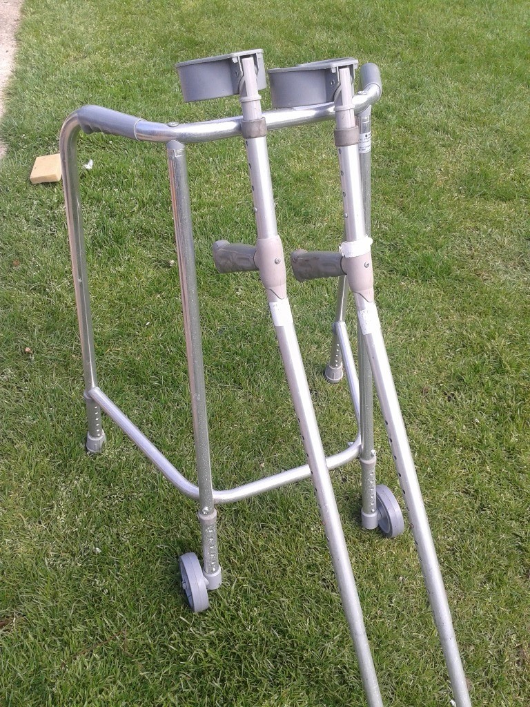 pair of crutches and a walking frame in Norwich, Norfolk Gumtree