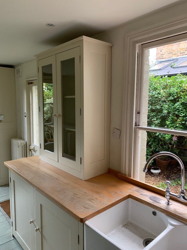 Plain English Glass Front Plate Cabinet In Hackney London Gumtree