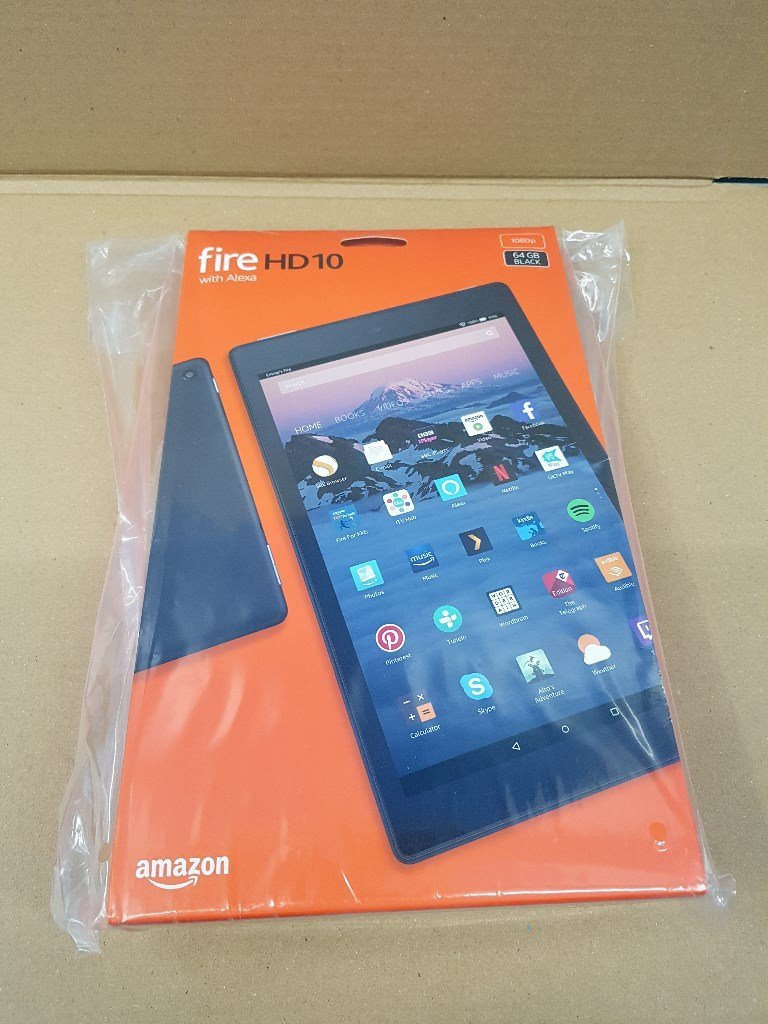 AllNew Kindle Fire HD 10 Tablet with Alexa HandsFree, 10.1” 1080p Full HD Display, 64 GB