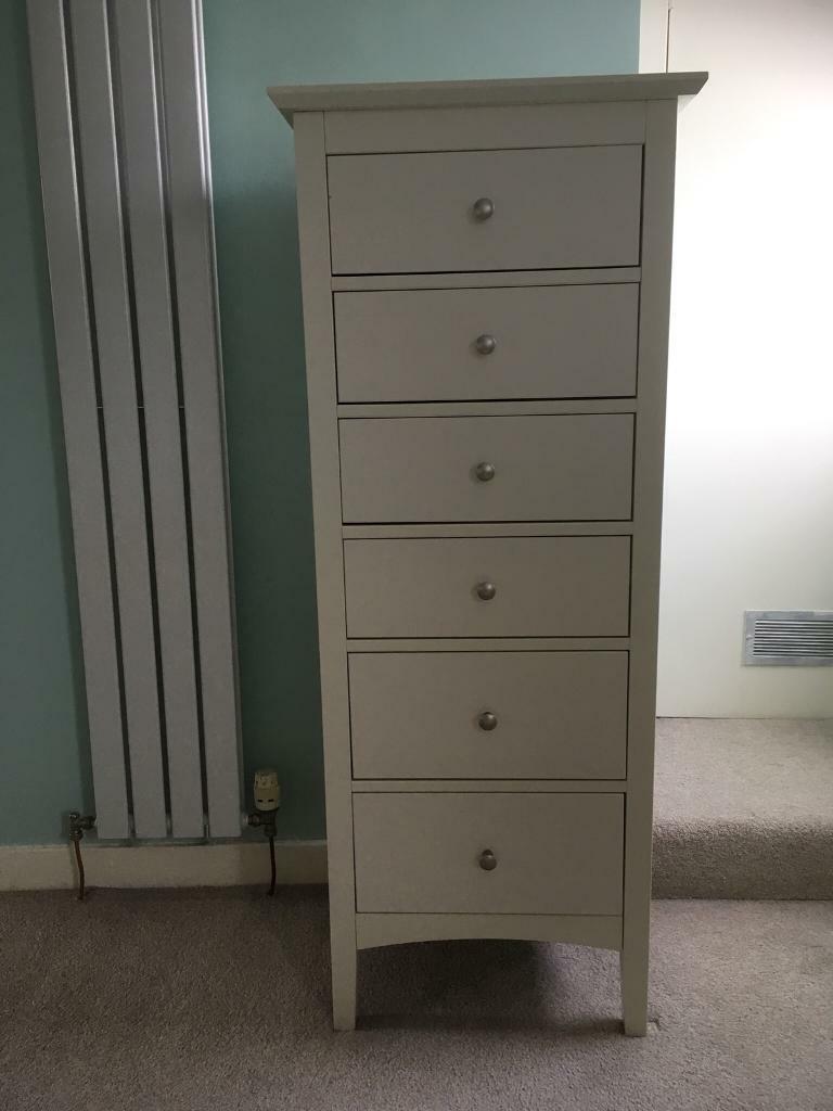 Marks And Spencer Tallboy Chest Of Drawers Cream In Corstorphine