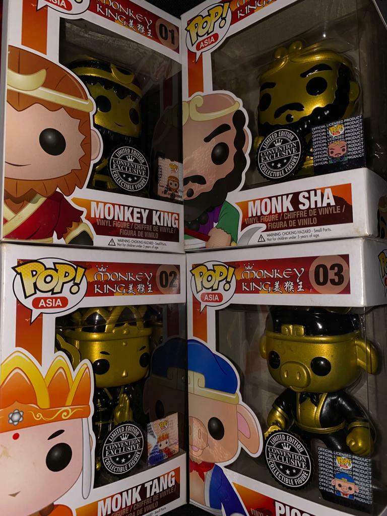 K-POP・アジア Poko Funko POP! Asia - MONKEY KING Set #01, #02, #03 & #05 RARE