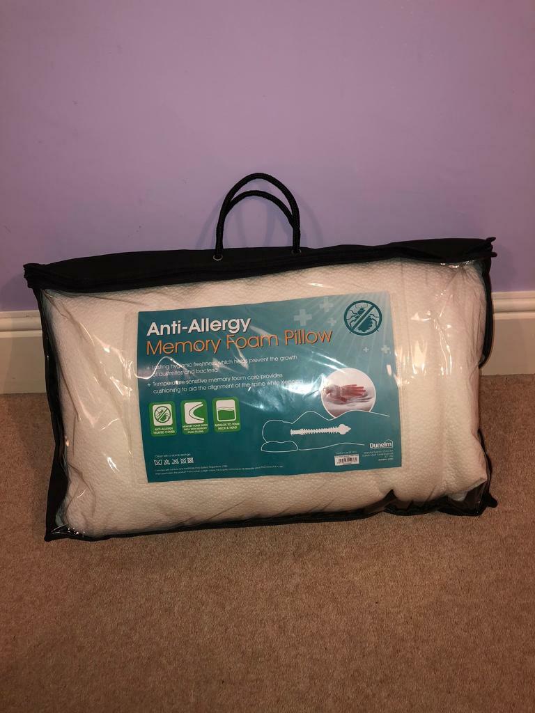 Memory foam pillow anti allergy in Ilkeston, Derbyshire Gumtree