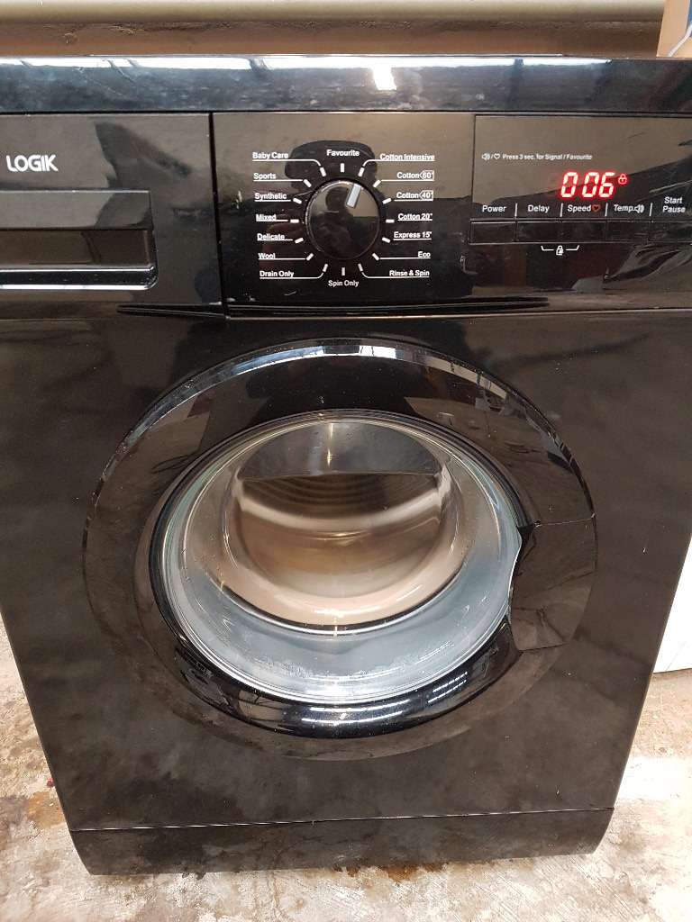 black logik washing machine 12 month's old perfect working order and in