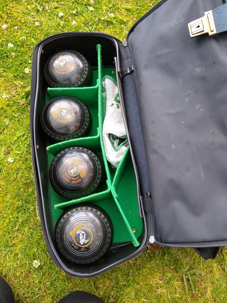 Four lawn bowls with bag in Carlisle, Cumbria Gumtree