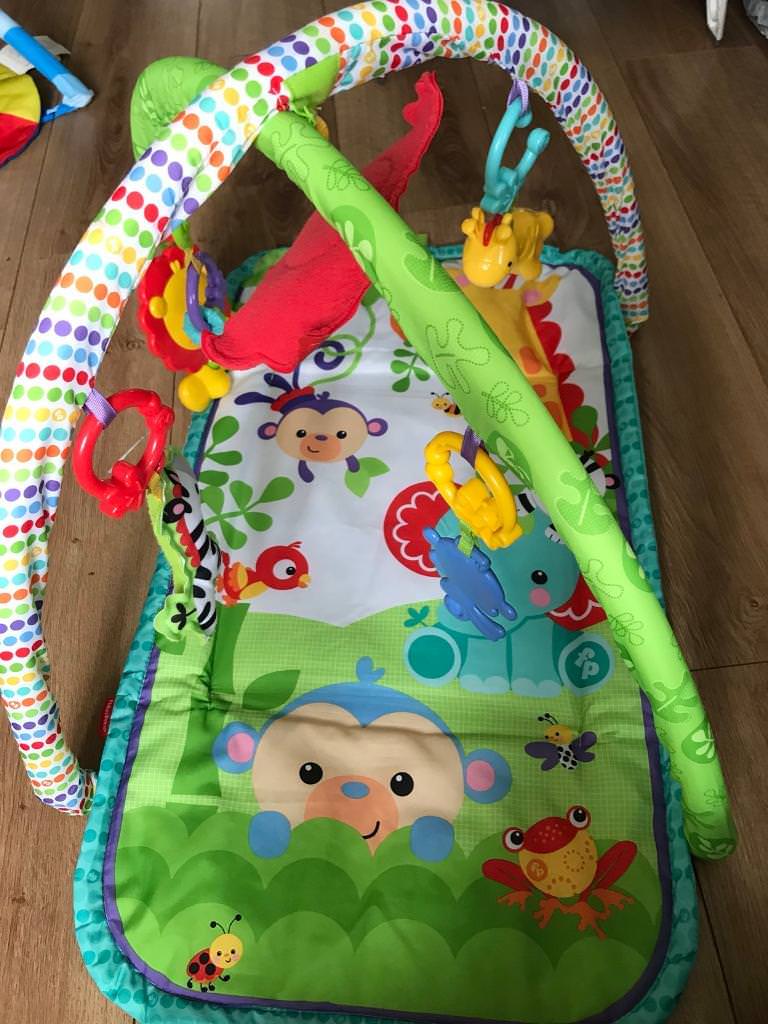 Fisher Price rainforest play gym baby floor mat musical in Hull, East