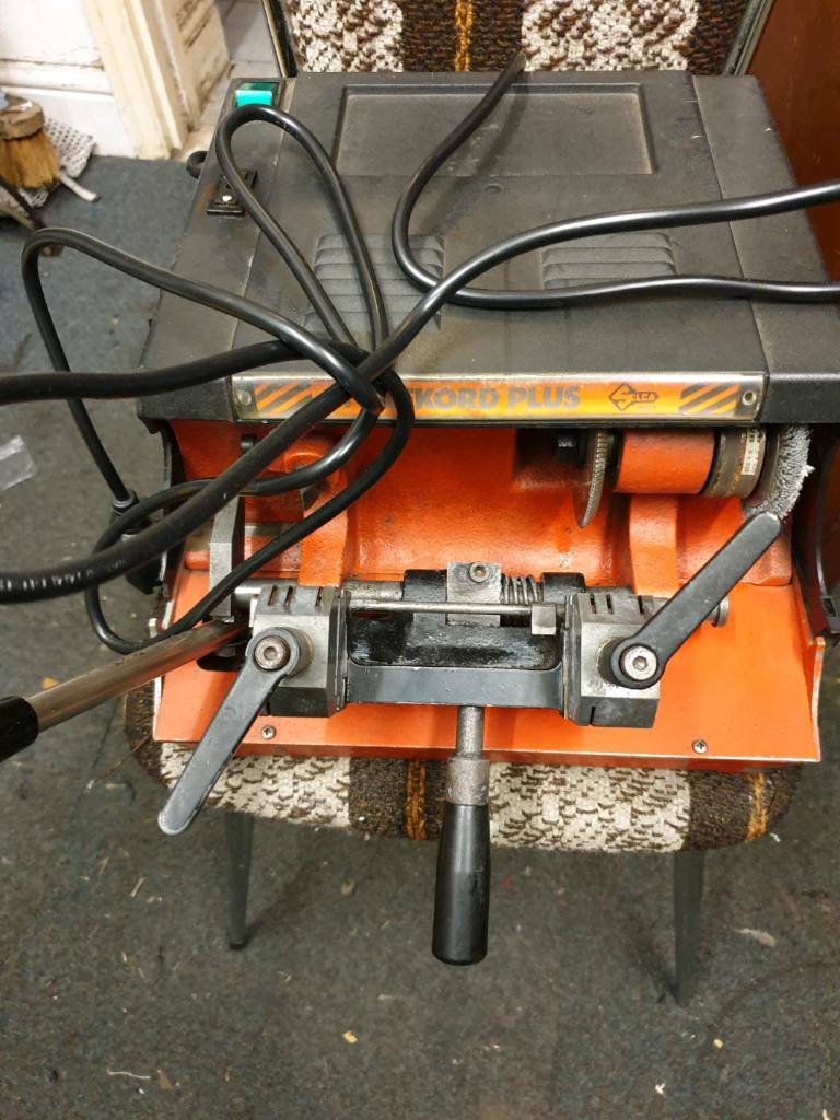 Silca Cylinder Rekord Plus Key Cutting Machines X2 (Red & Grey) in