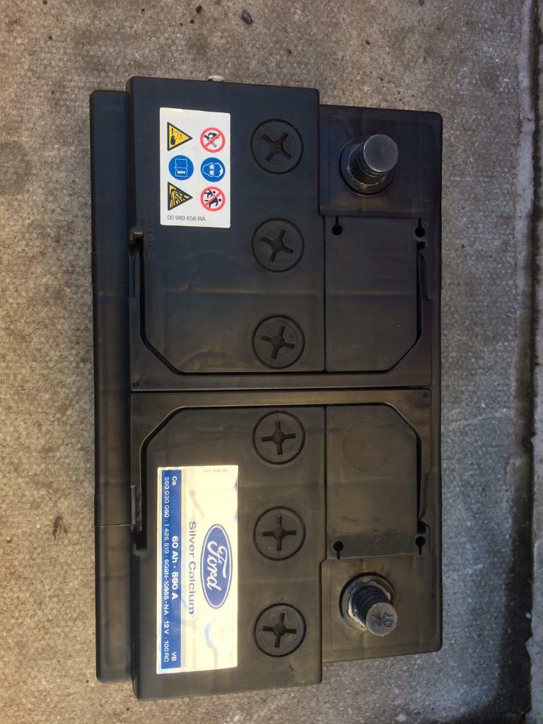 Car battery removed from Ford Fiesta 1.4 tdci 60AH may fit others in West Derby, Merseyside