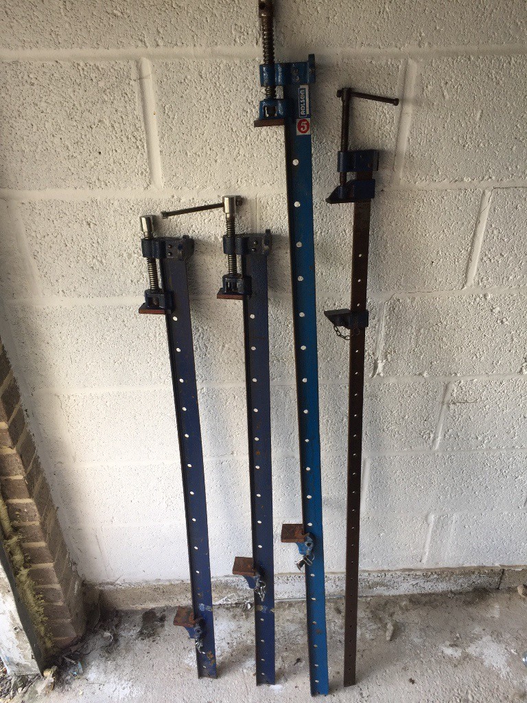 Sash clamp cramps T bar Record Rolson x 4 in Highworth, Wiltshire