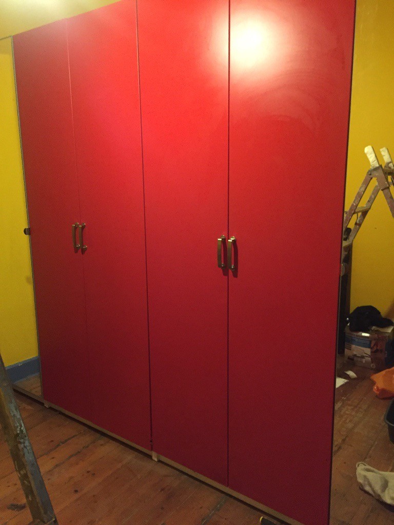 Free Tall Red Wardrobes Red In Tollcross Edinburgh Gumtree