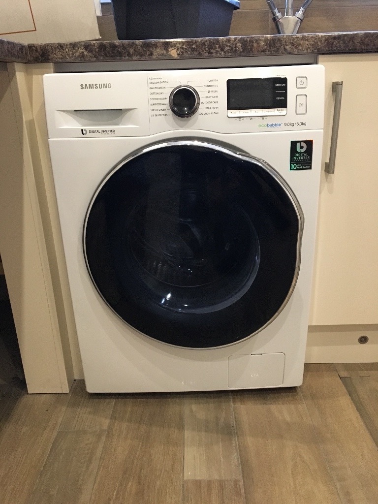 Samsung ecobubble Washer/dryer - 9kg wash / 6kg drying ...