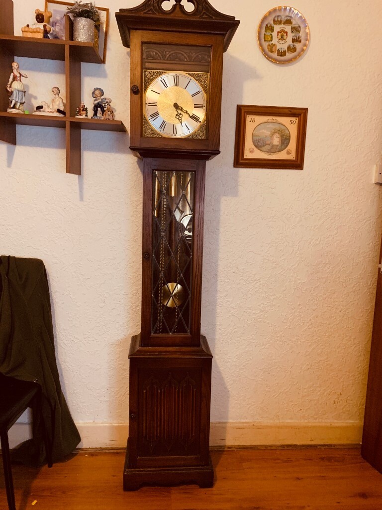FRANZ HERMLE Grandfather Clock with Westminster Chimes (circa 1750