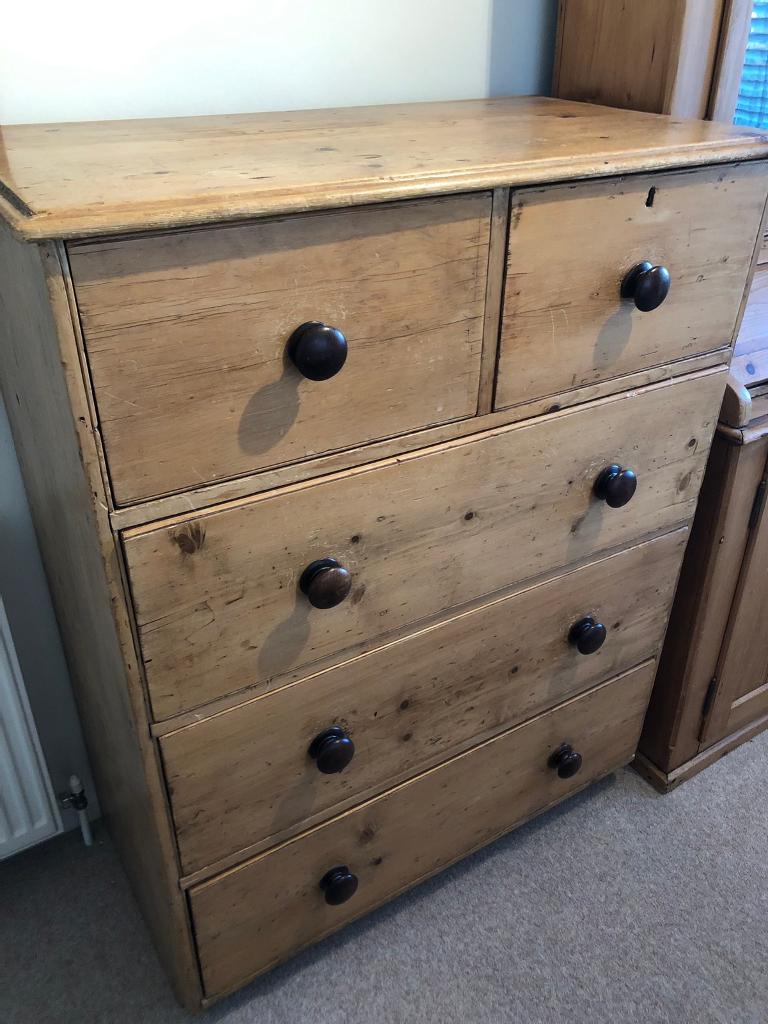 Victorian Pine Chest Of Drawers In Esher Surrey Gumtree