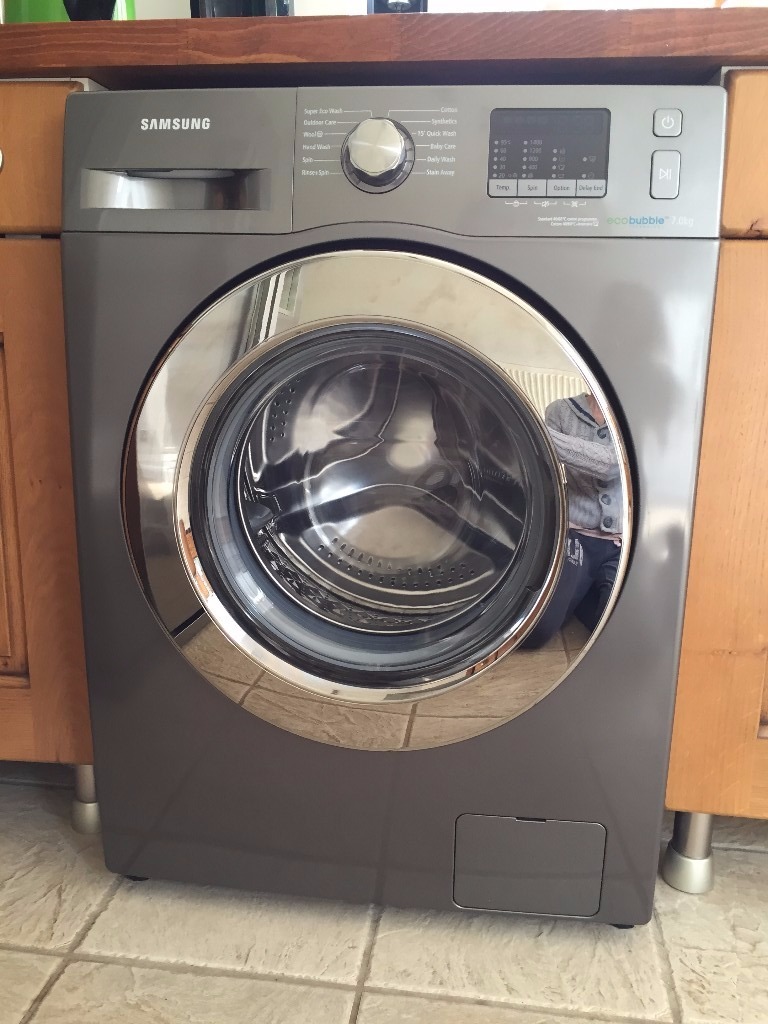 Samsung Ecobubble WF70F5E2W4X 7Kg Washing Machine with 1400 rpm grey