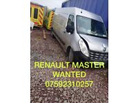 Vauxhall movano wanted 