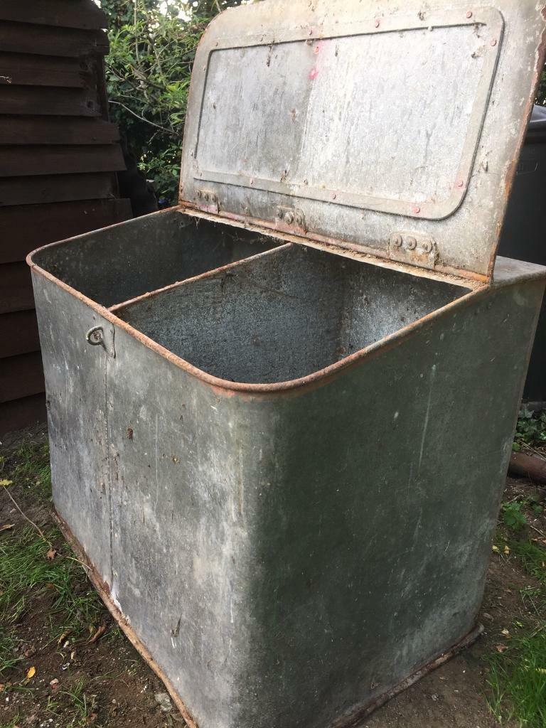 Galvanised storage box/feed bin in Linton, Cambridgeshire Gumtree