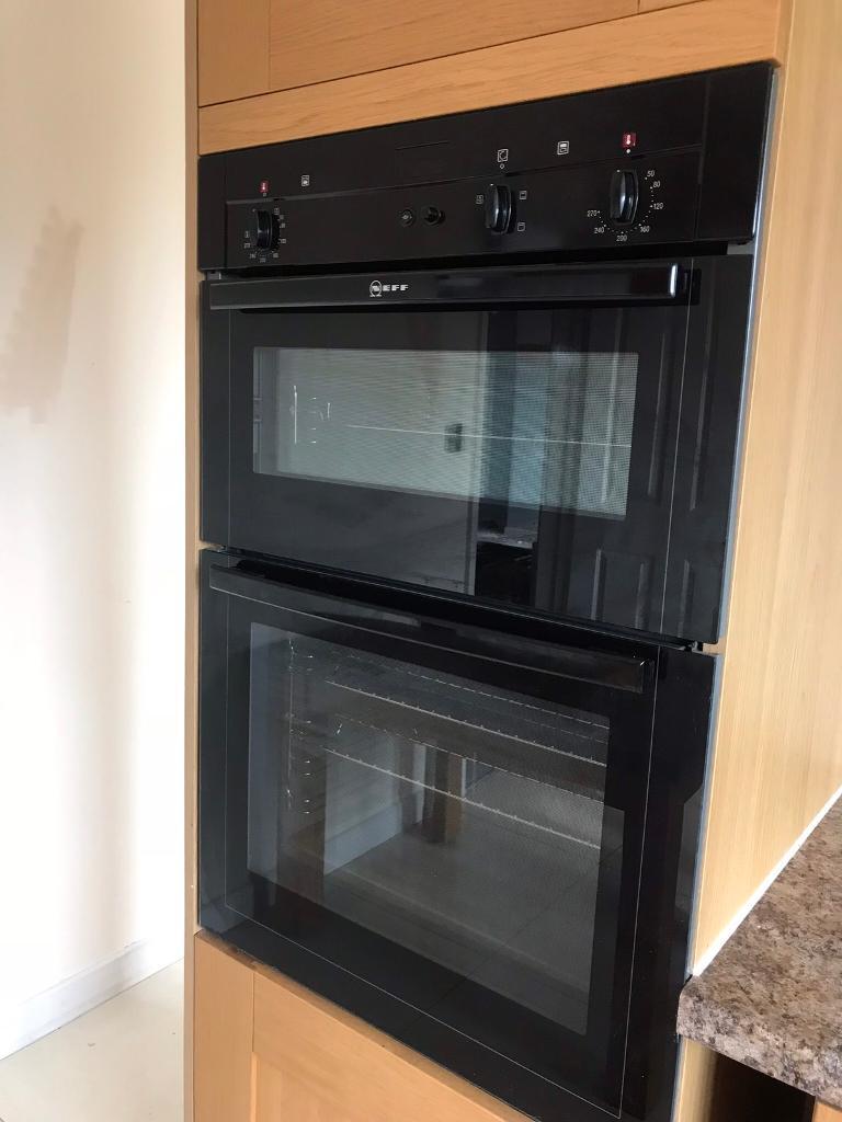 NEFF Double Oven in Black (Working/Cleaned) in Longlevens, Gloucestershire Gumtree