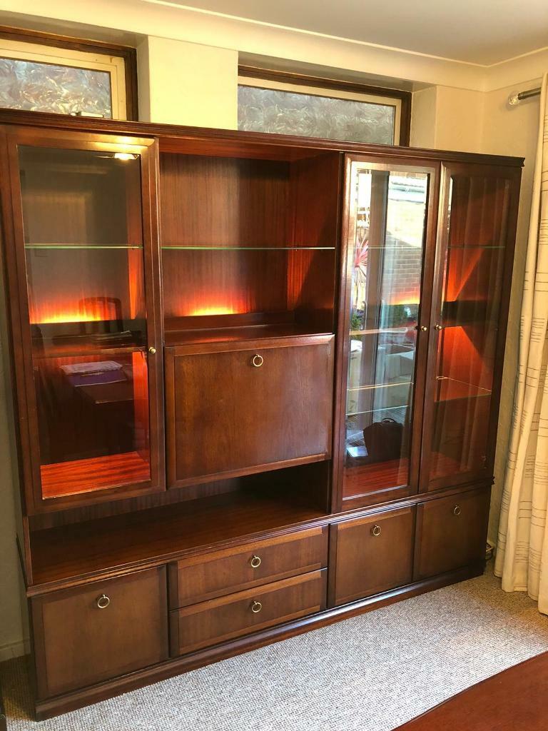 Meredew Mahogany 2 piece Wall Unit in Peterborough, Cambridgeshire Gumtree