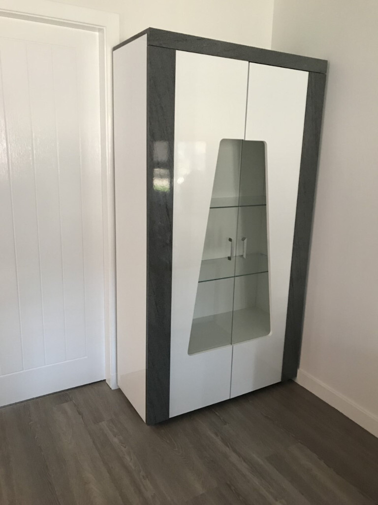 White High Gloss Display Cabinet | in Meadows, Edinburgh | Gumtree