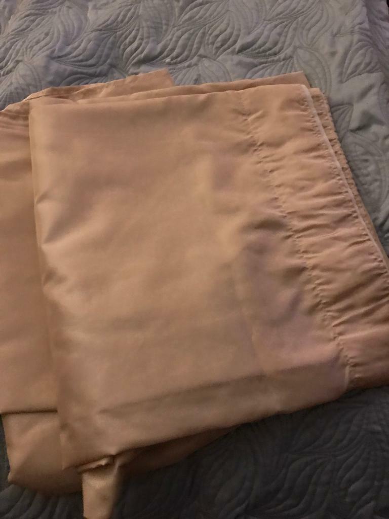 Gold silk curtains | in Motherwell, North Lanarkshire ...