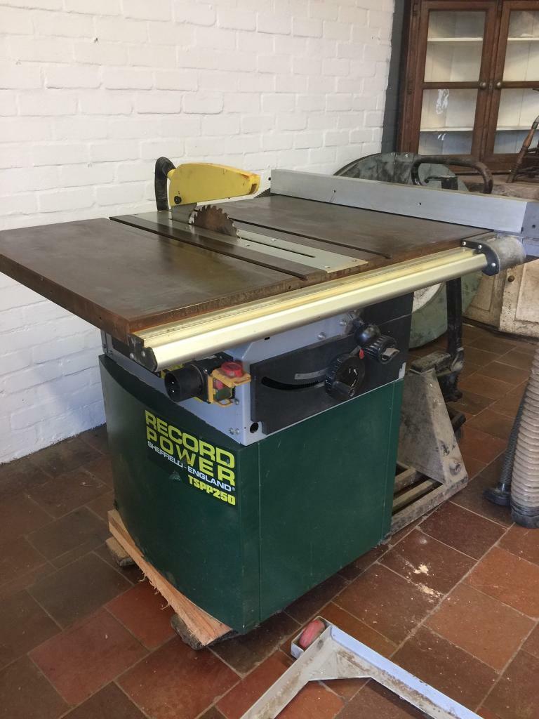 Record power tspp250 table saw & dust extractor in Corwen
