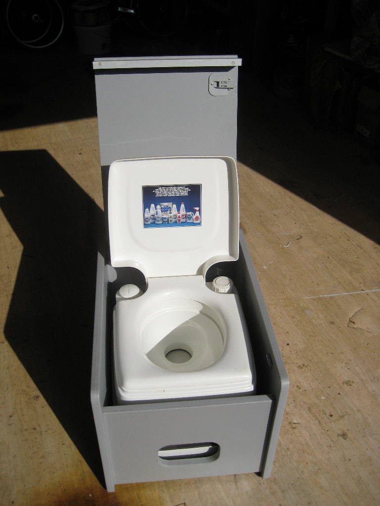 Porta Potti Chemical toilet in a box seat in Dartmouth, Devon Gumtree