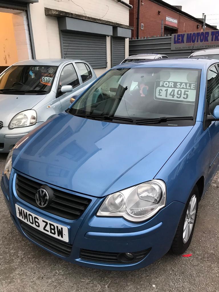 Volkswagen polo Automatic 1.4 petrol ⛽️ 5 doors hatchback 5 seater family car 2006 06 plate in
