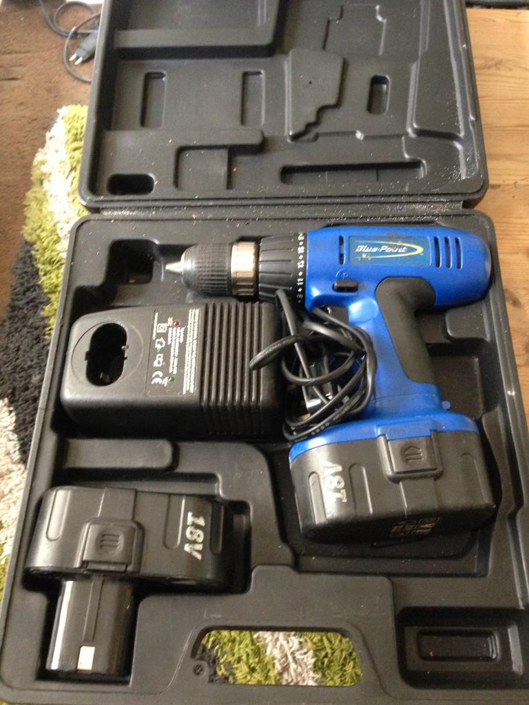 SnapOn Blue Point 18 Volt Cordless Drill in Harpurhey, Manchester