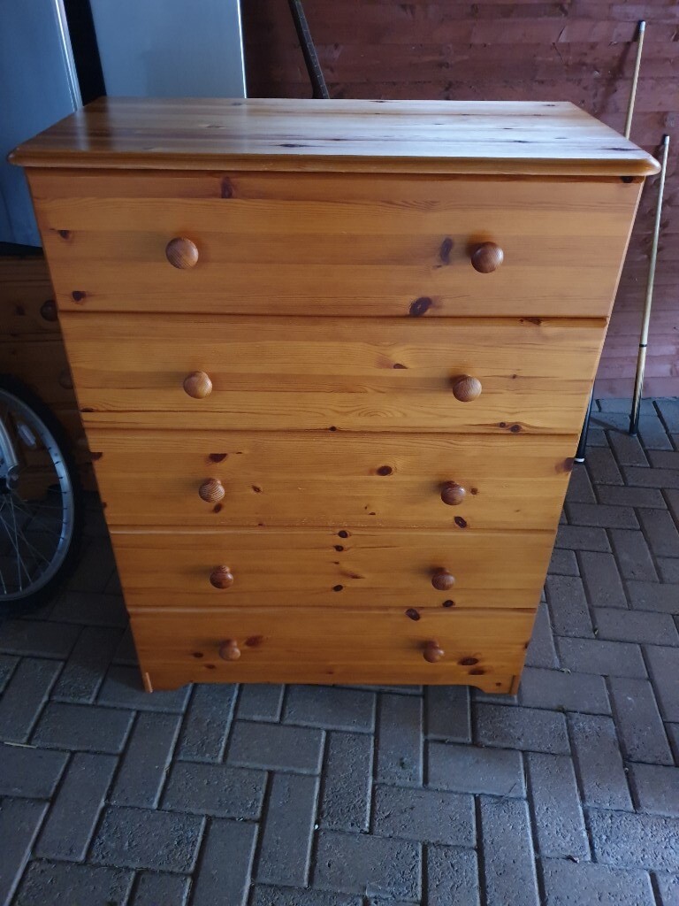 Solid Pine Chest Of Drawers In Dromore County Down Gumtree