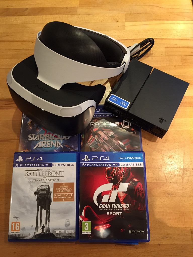 PS4 VR Headset with Camera & Games in Lesmahagow, South Lanarkshire