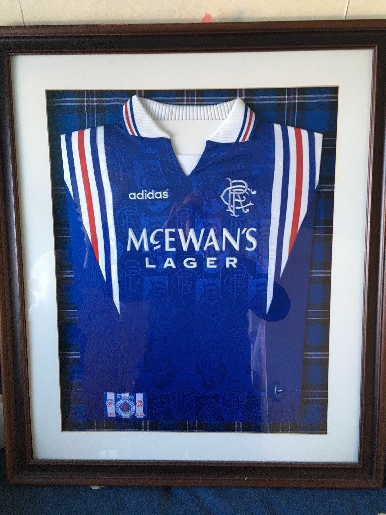 Glasgow Rangers top framed | in Wishaw, North Lanarkshire | Gumtree